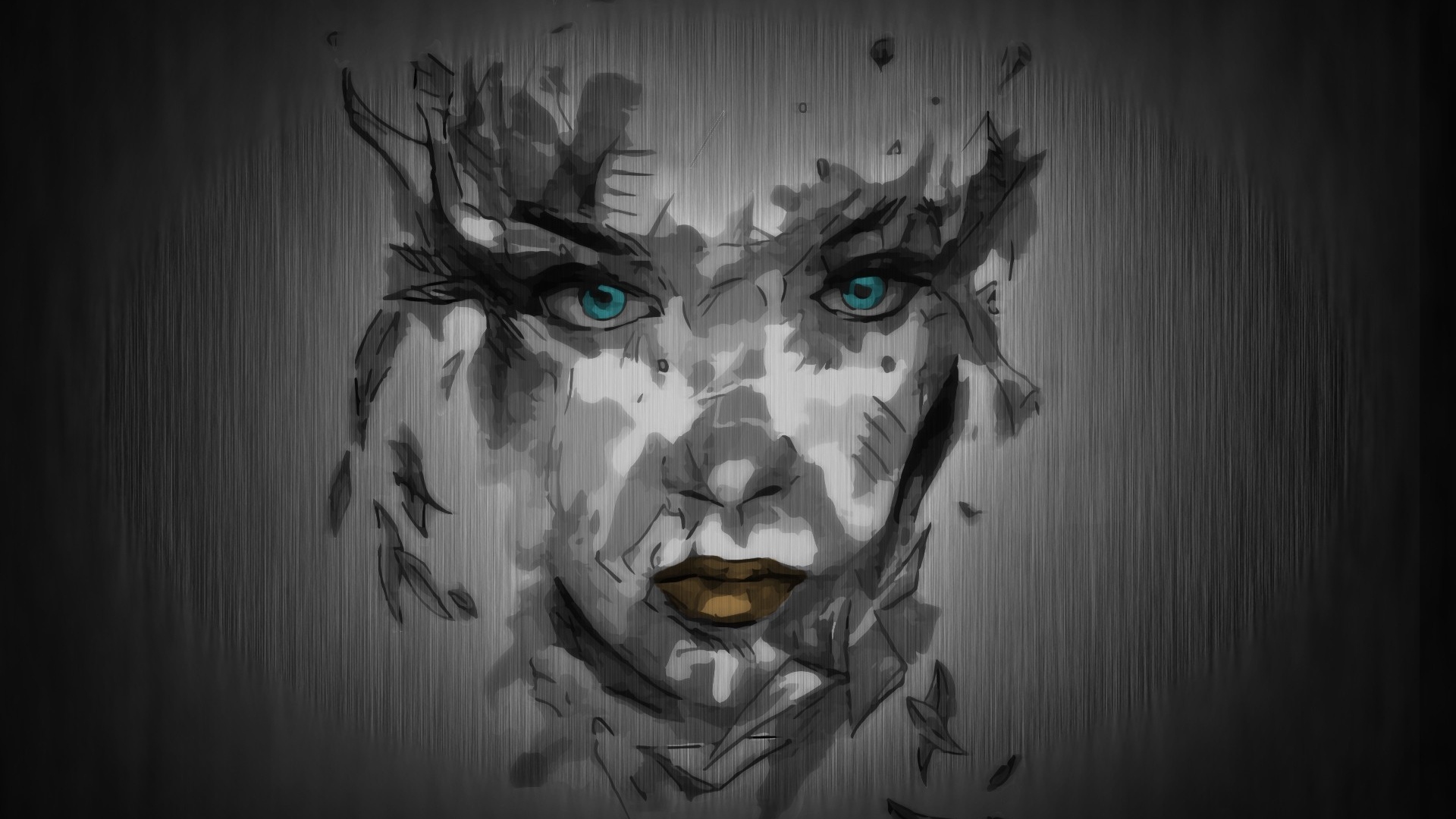 Wallpaper Face, Paint, Background - Face Backgrounds - HD Wallpaper 