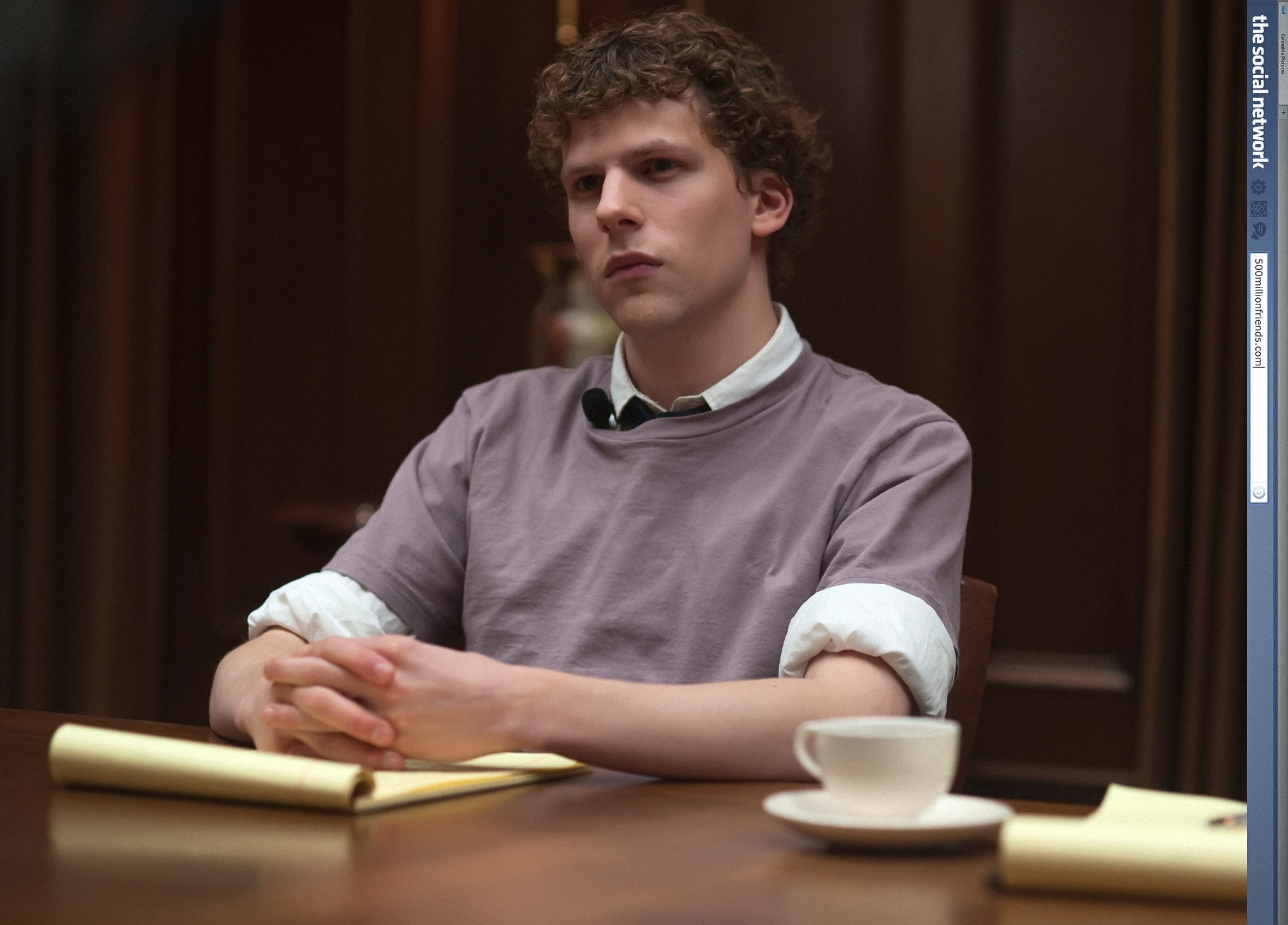 Jesse Eisenberg In The Social Network - HD Wallpaper 