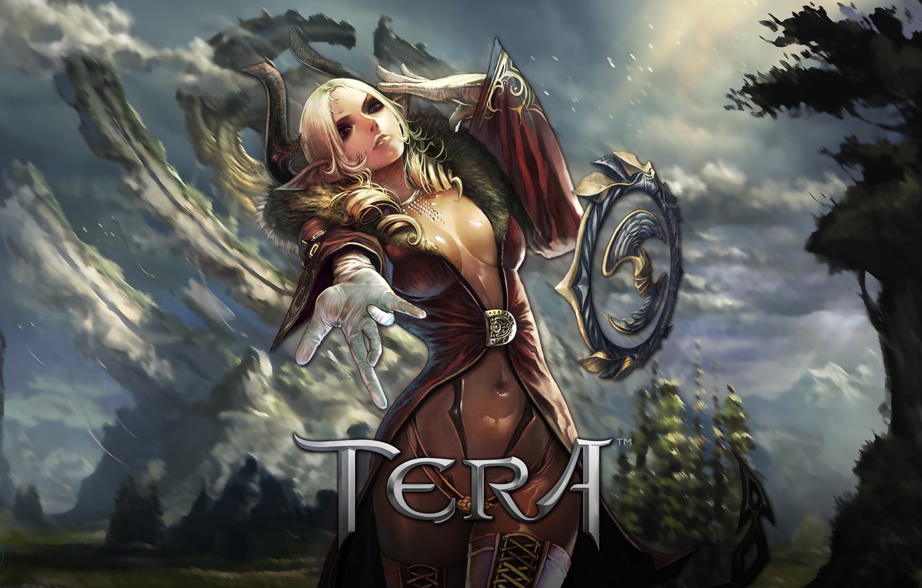 Photo Wallpaper Mmorpg, Castanic, Tera Online, Bluehole - Tera Online - HD Wallpaper 