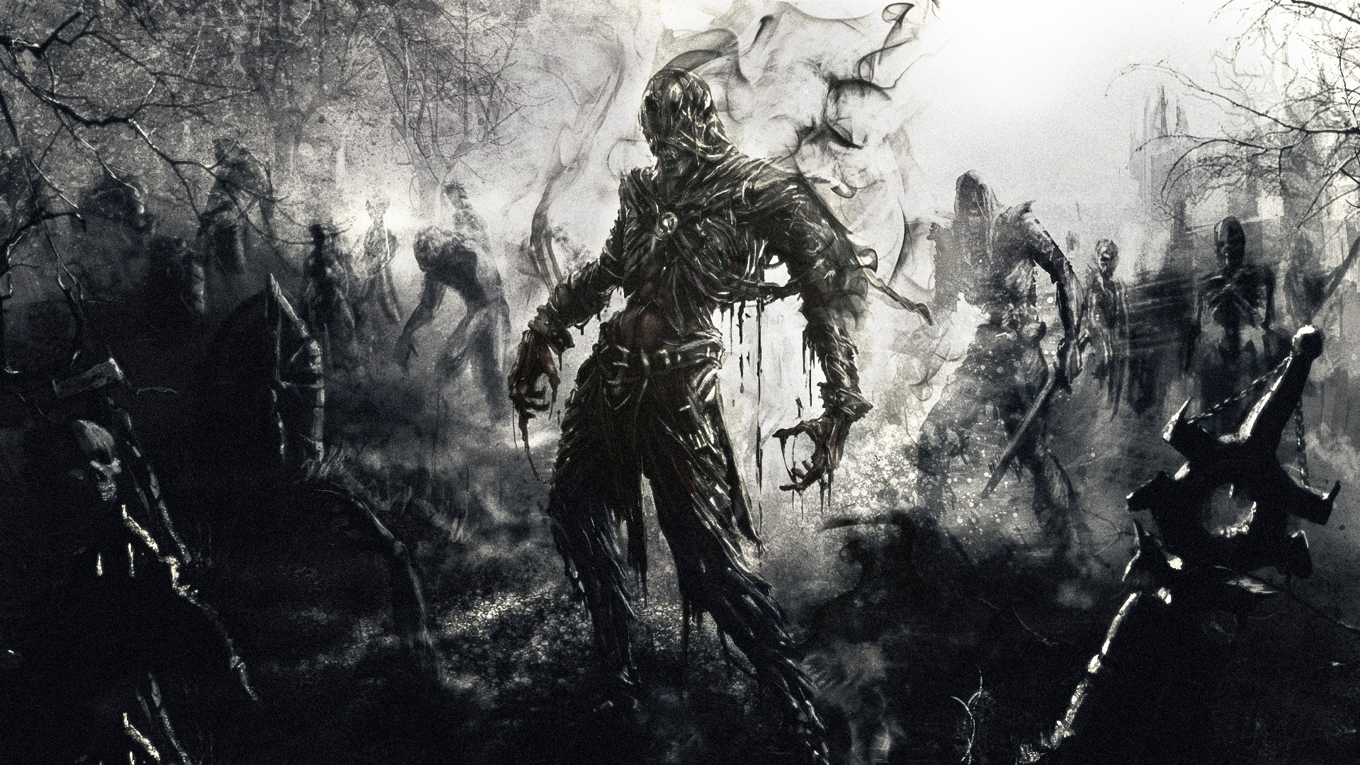 1920x1080, Epic Fantasy Wallpaper Dark Phone 
 Data - Zombie Hd - HD Wallpaper 