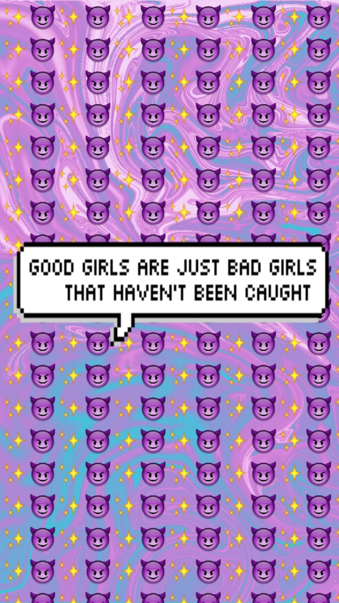 ✨😈 - Emoji Cool Wallpaper For Girls - HD Wallpaper 