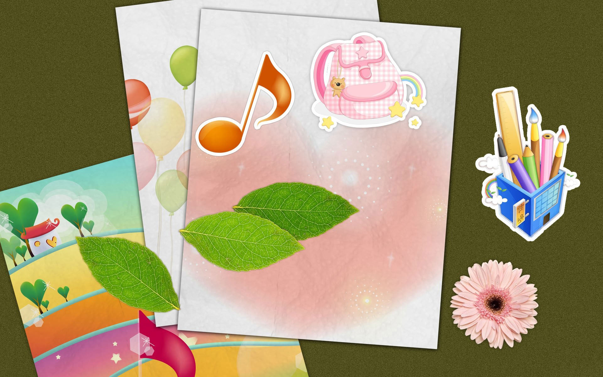 Pictures For School Wallpaper - Clipart Sunday School Background - HD Wallpaper 