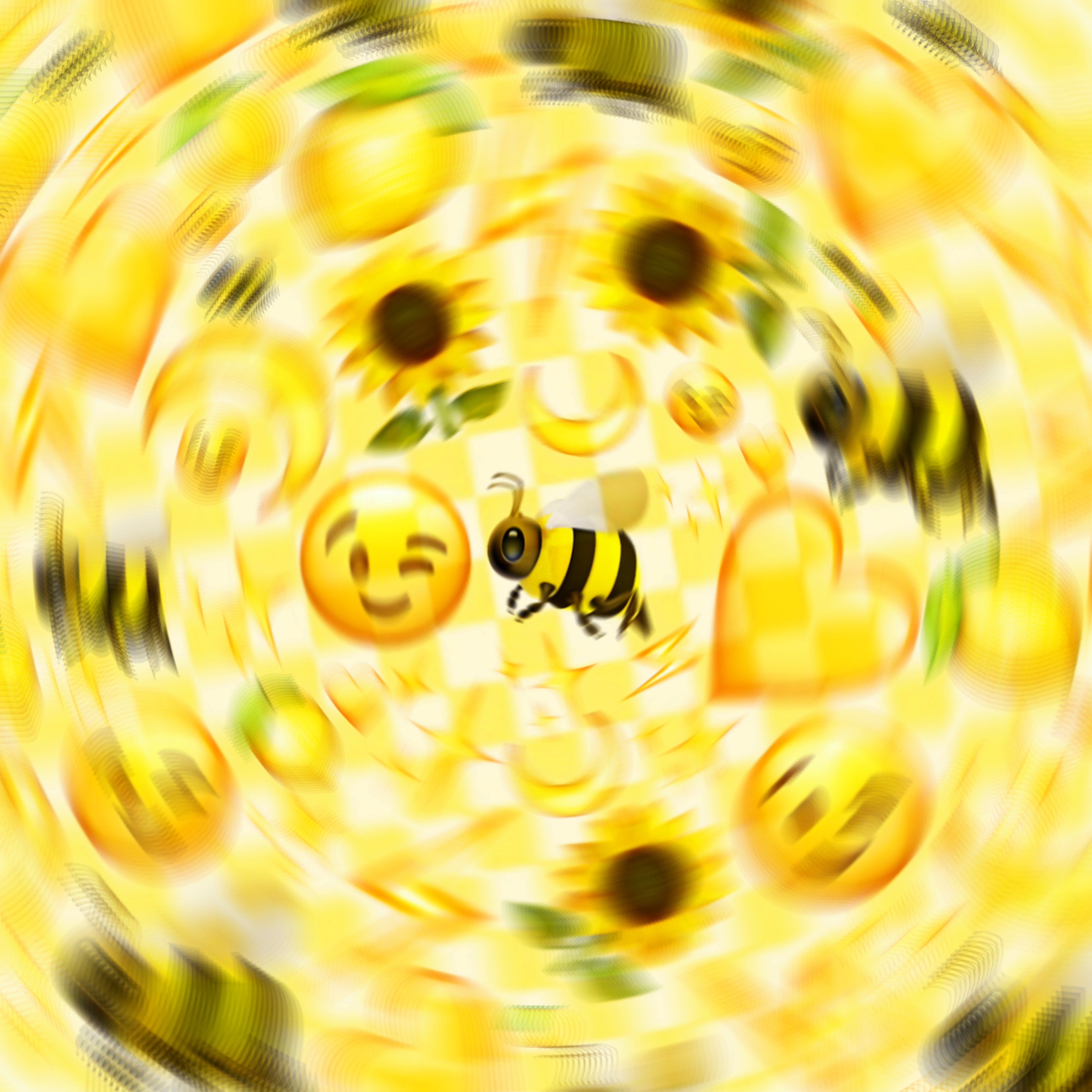 Free Yellow Emoji Blur Background ? - Aesthetic Yellow Emoji Background -  3464x3464 Wallpaper 