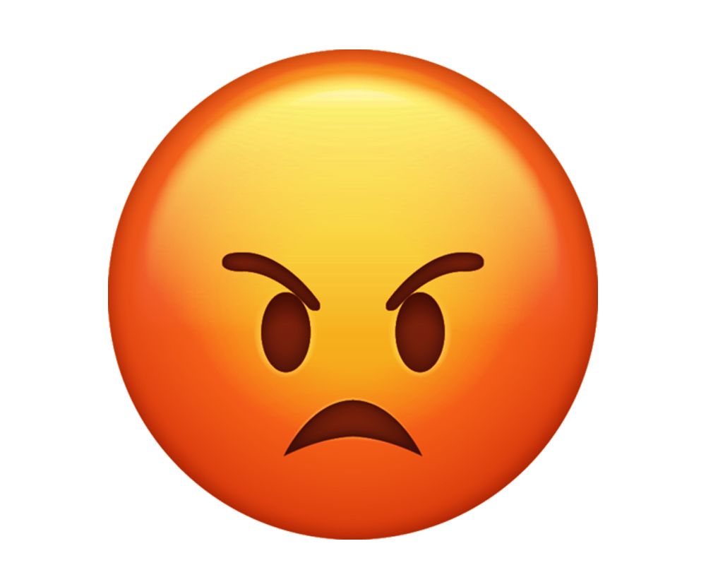 Angry Emoji Clipart Png - HD Wallpaper 