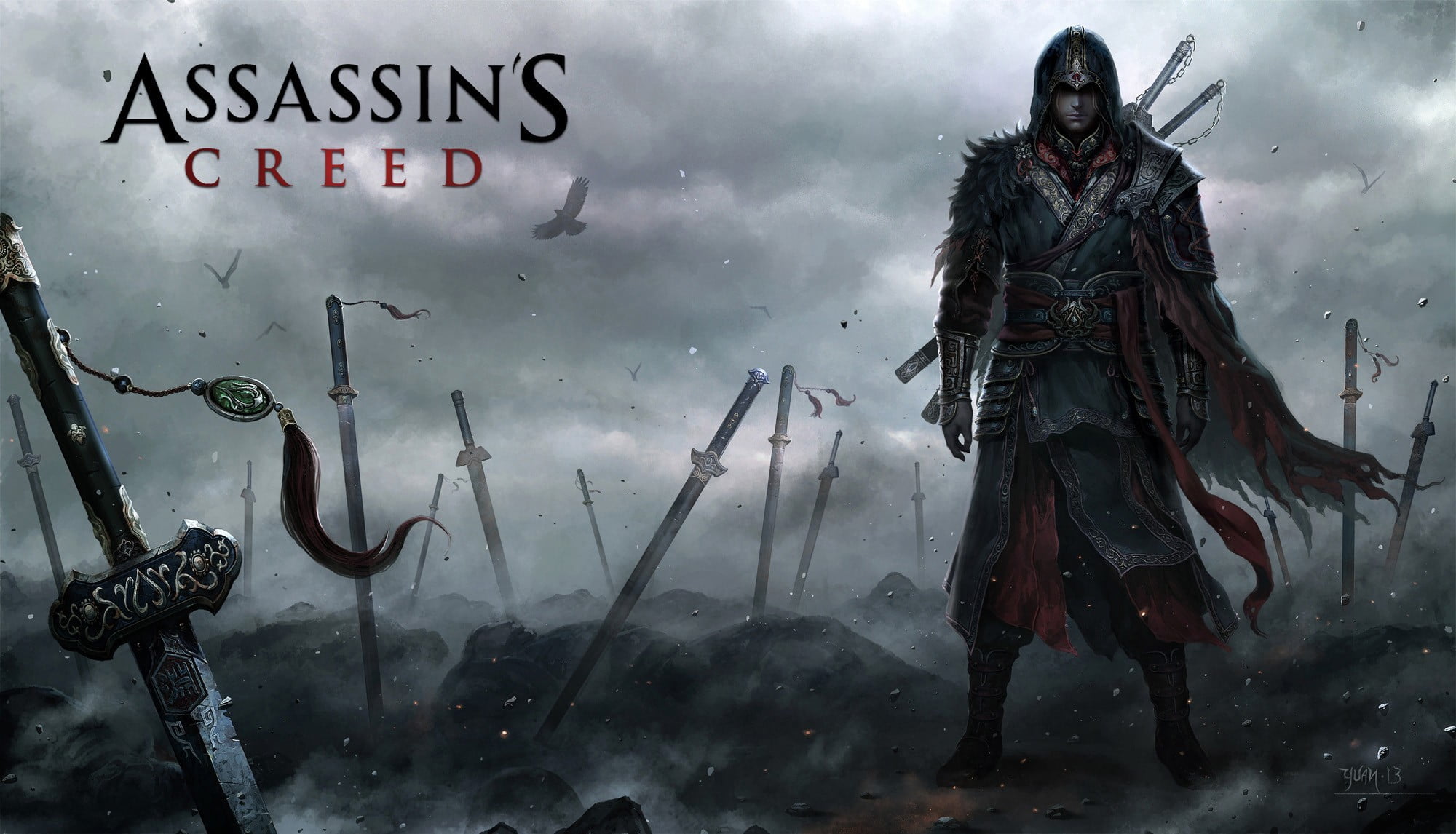Assassins Creed China Art - HD Wallpaper 