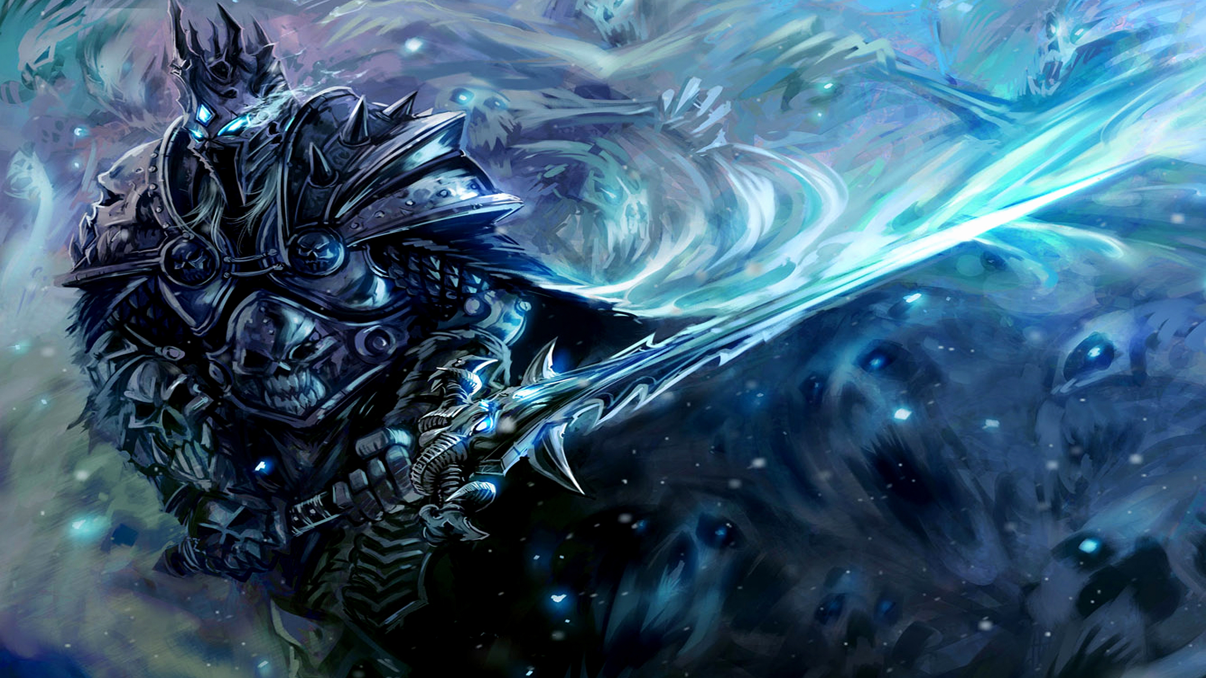 Lich King Fantasy Art - HD Wallpaper 