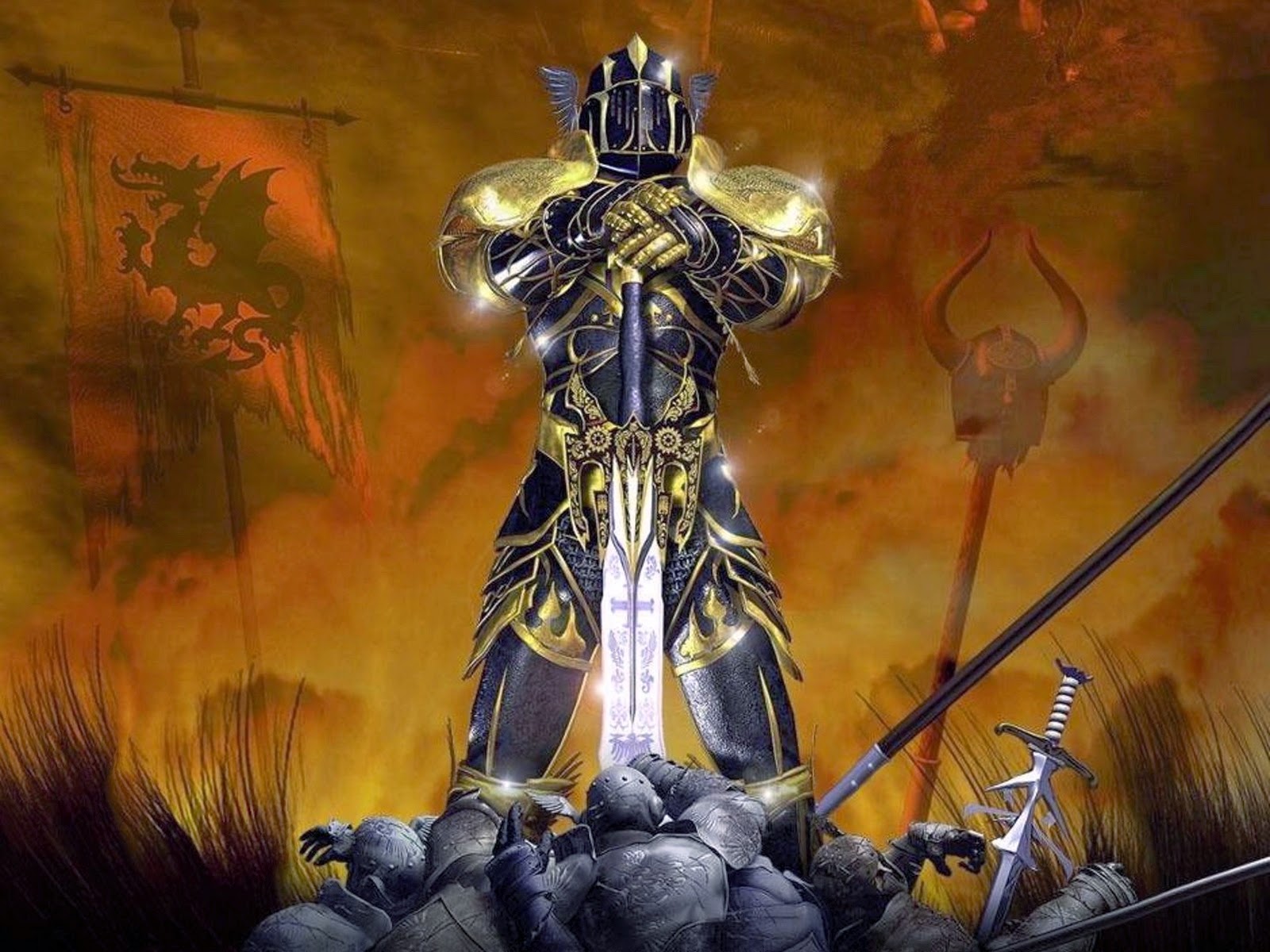 Awesome Knight - HD Wallpaper 