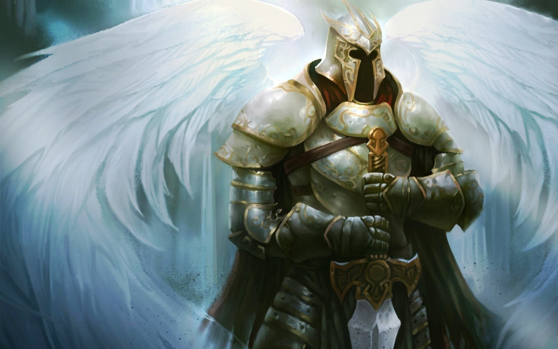 Angel Warrior Wallpaper - Warrior Angels - HD Wallpaper 
