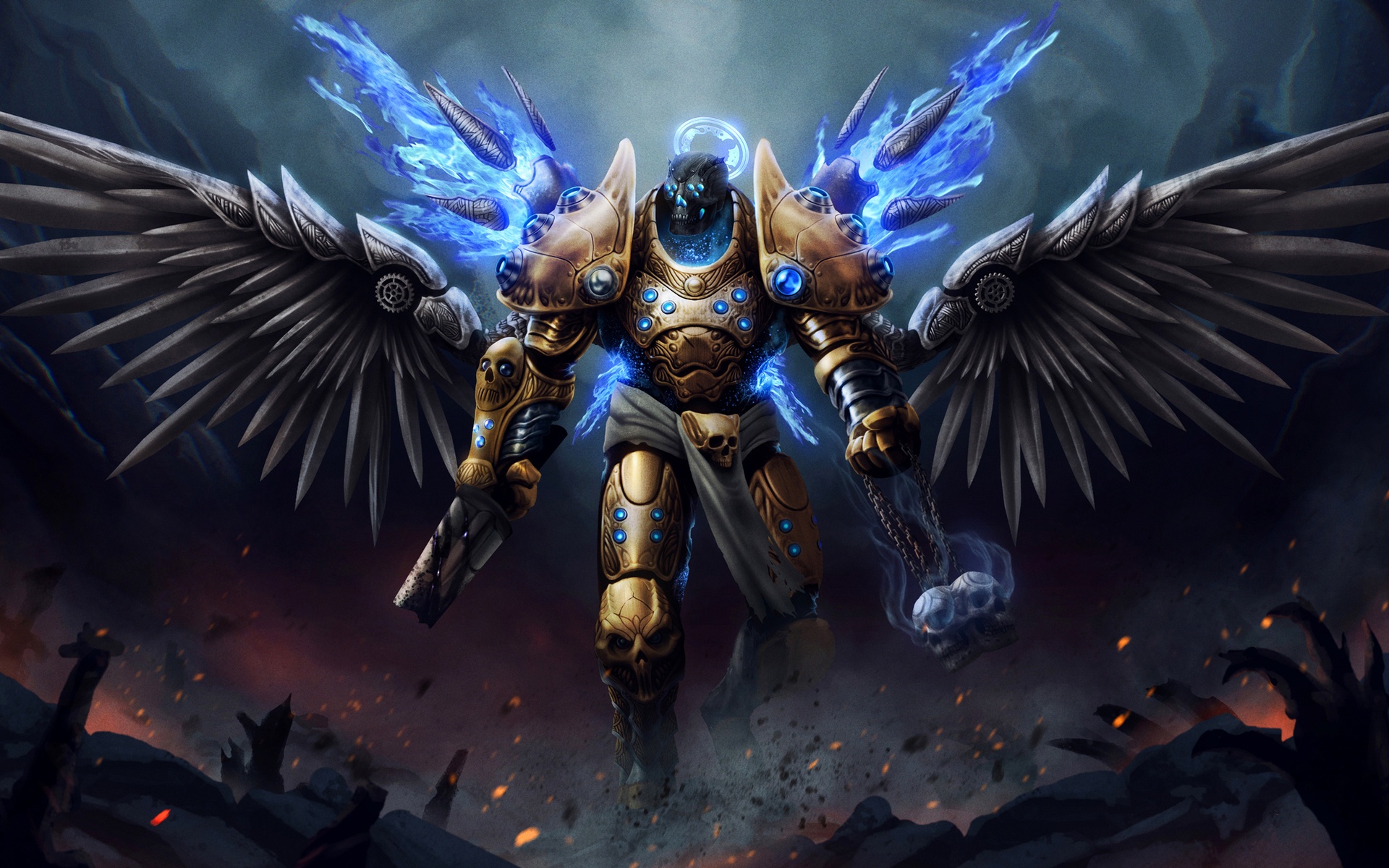 Warrior Angel Of Magic - HD Wallpaper 