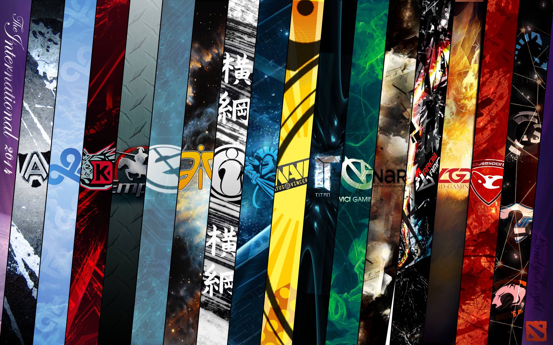 Dota 2 All Teams - HD Wallpaper 