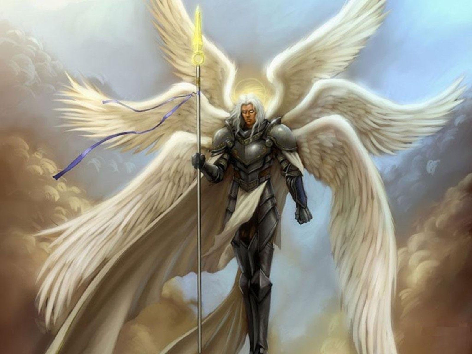 Angel Warrior Wallpaper - Seraphim Angels - HD Wallpaper 