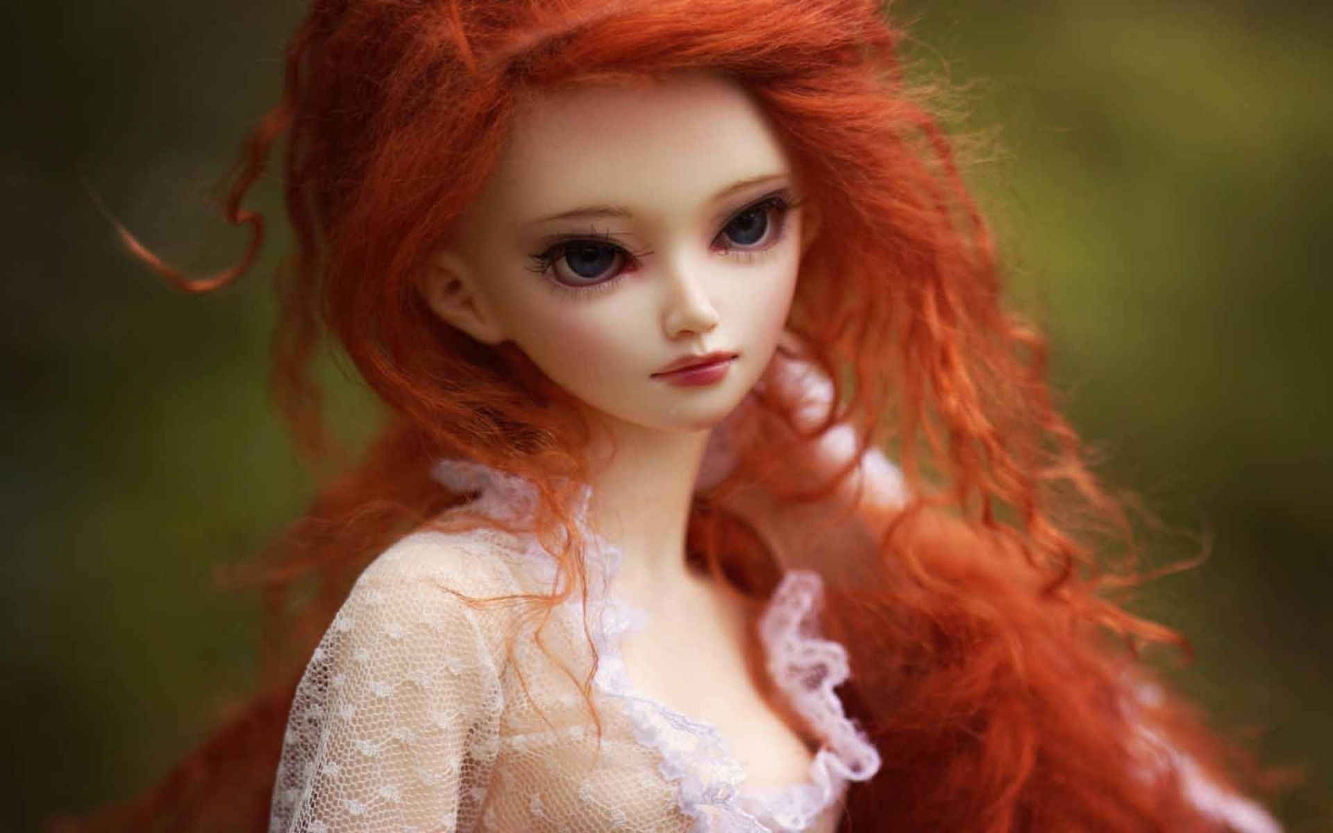 Girl Doll Redhead Toy Wallpaper Wallpaper - Red Hair Girl Doll - HD Wallpaper 