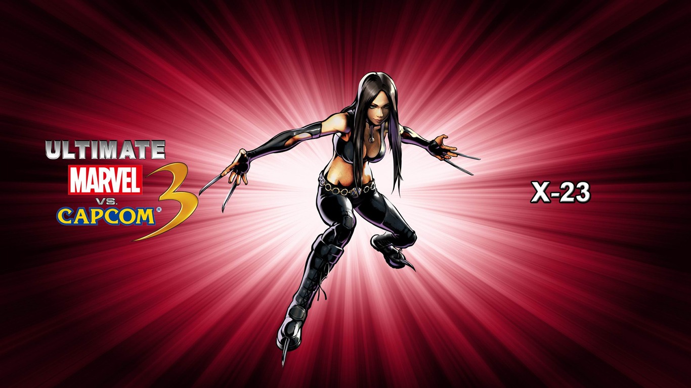 X 23-ultimate Marvel Vs Capcom 3 Game Wallpaper2012 - Ultimate Marvel Vs Capcom 3 Mori Toshiaki - HD Wallpaper 