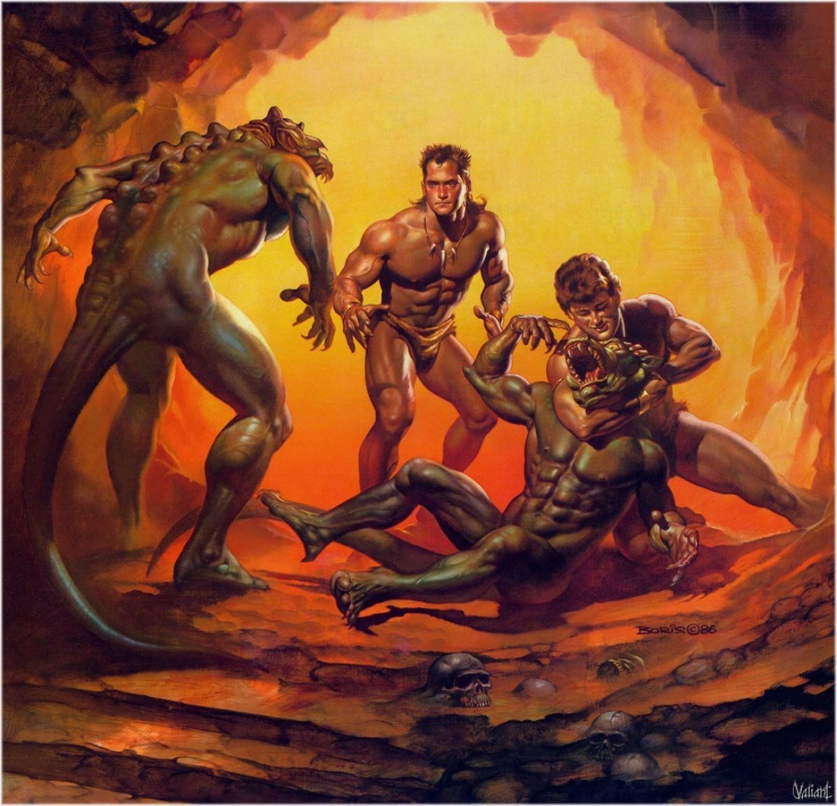 Boris Vallejo Wrestling - HD Wallpaper 