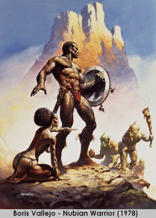 Boris Vallejo Nubian - HD Wallpaper 
