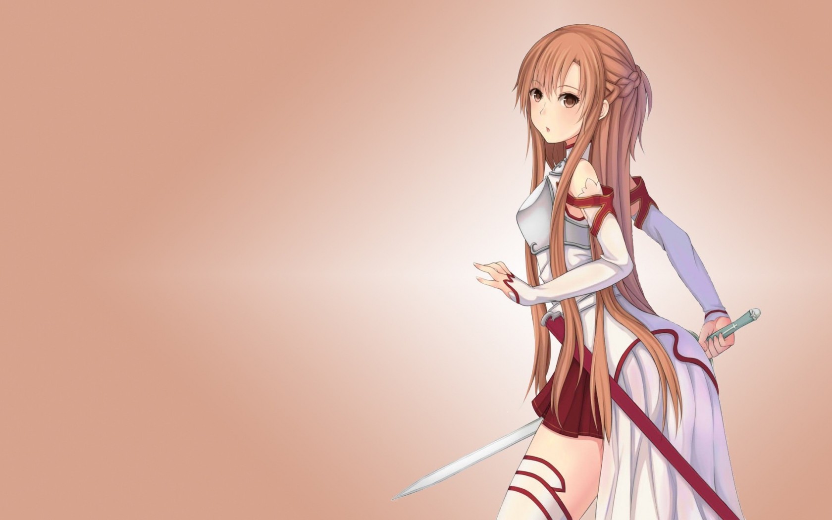 Sword Art Swordsman Girl - Sword Art Online Asuna - HD Wallpaper 