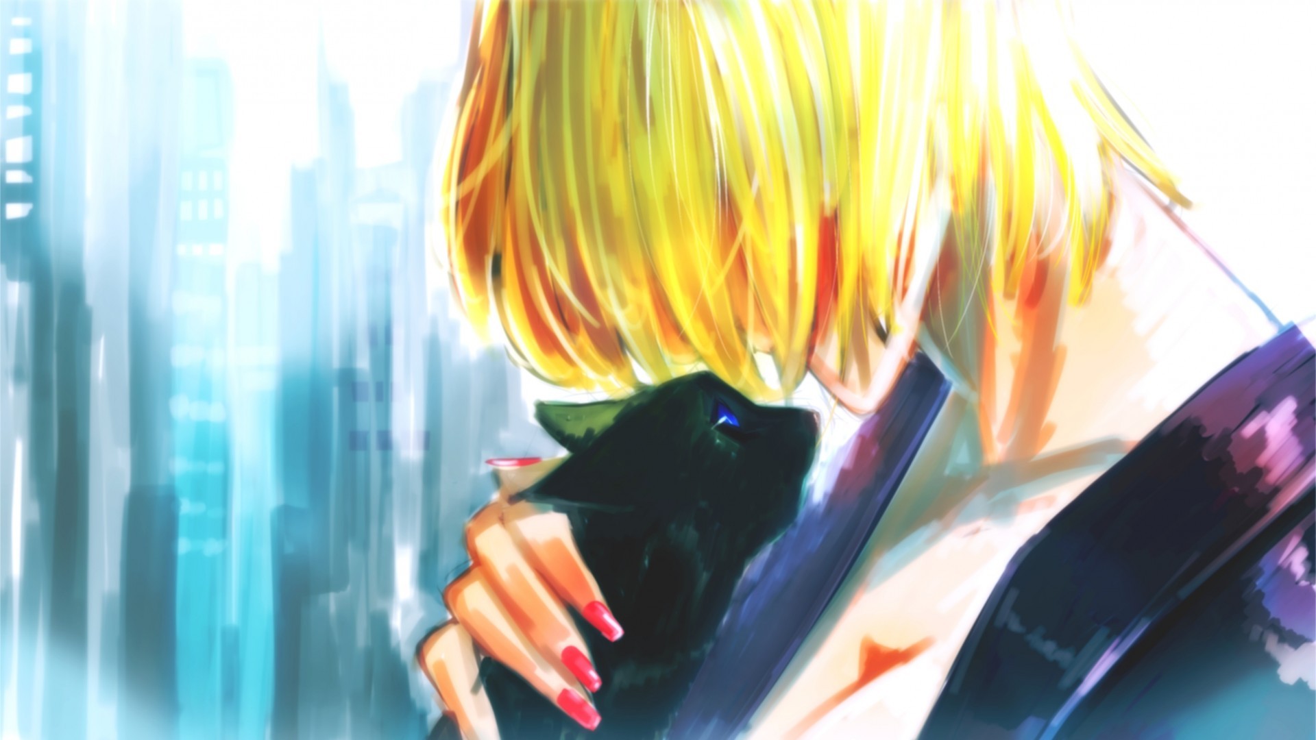 Hunter X Hunter, Pakunoda, Cat, Blonde - Hunter X Hunter - HD Wallpaper 