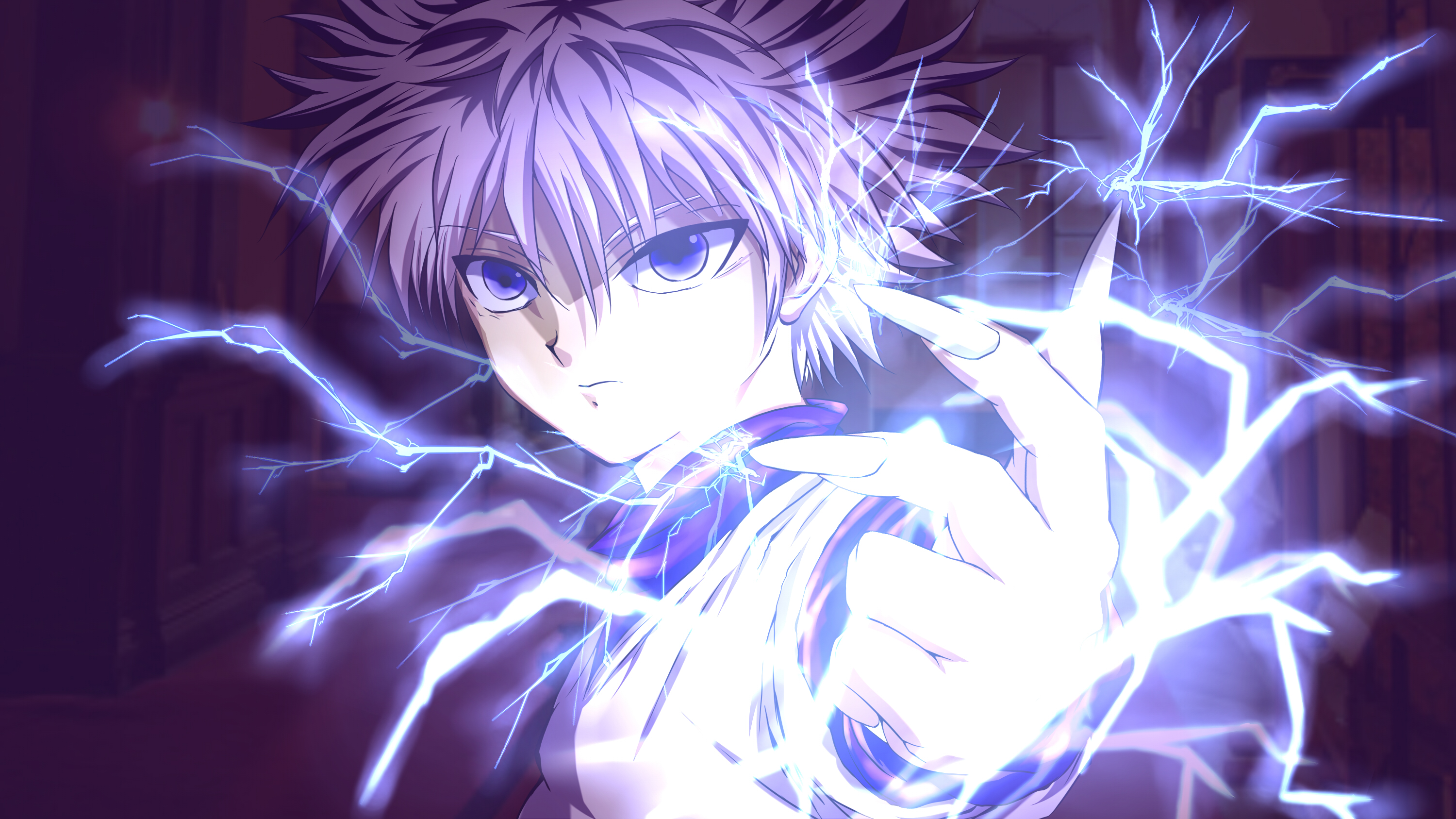 Hunter X Hunter 91 Free Hd Wallpaper - Killua Hd - HD Wallpaper 