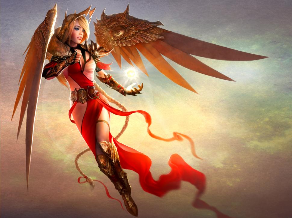 Angel Warrior Hd Wallpaper,fantasy Wallpaper,warrior - Warrior Angel Fantasy Art - HD Wallpaper 
