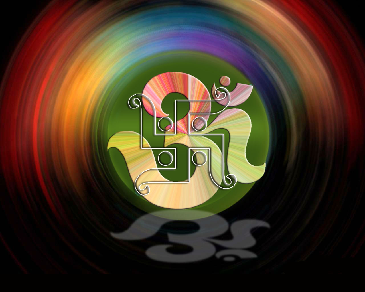 Om Swastik - Swastik Wallpaper Download - HD Wallpaper 