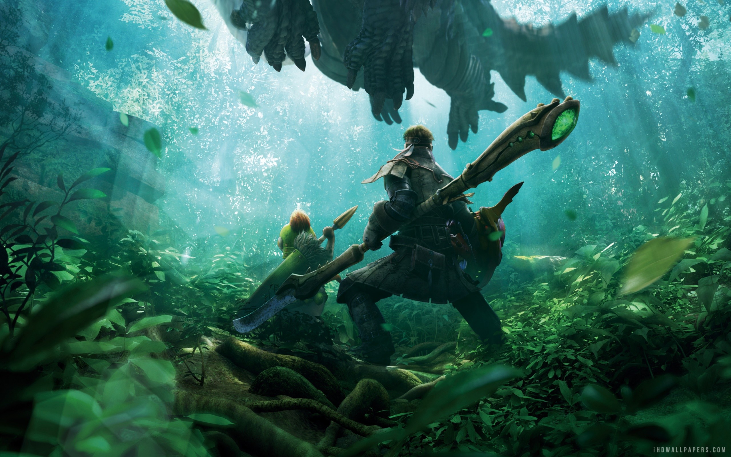Monster Hunter Computer Wallpapers Desktop Backgrounds - Monster Hunter World Background - HD Wallpaper 
