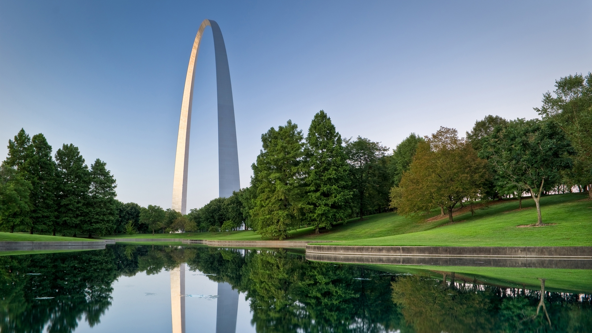 Hd Natural Wallpaper - Gateway Arch - HD Wallpaper 