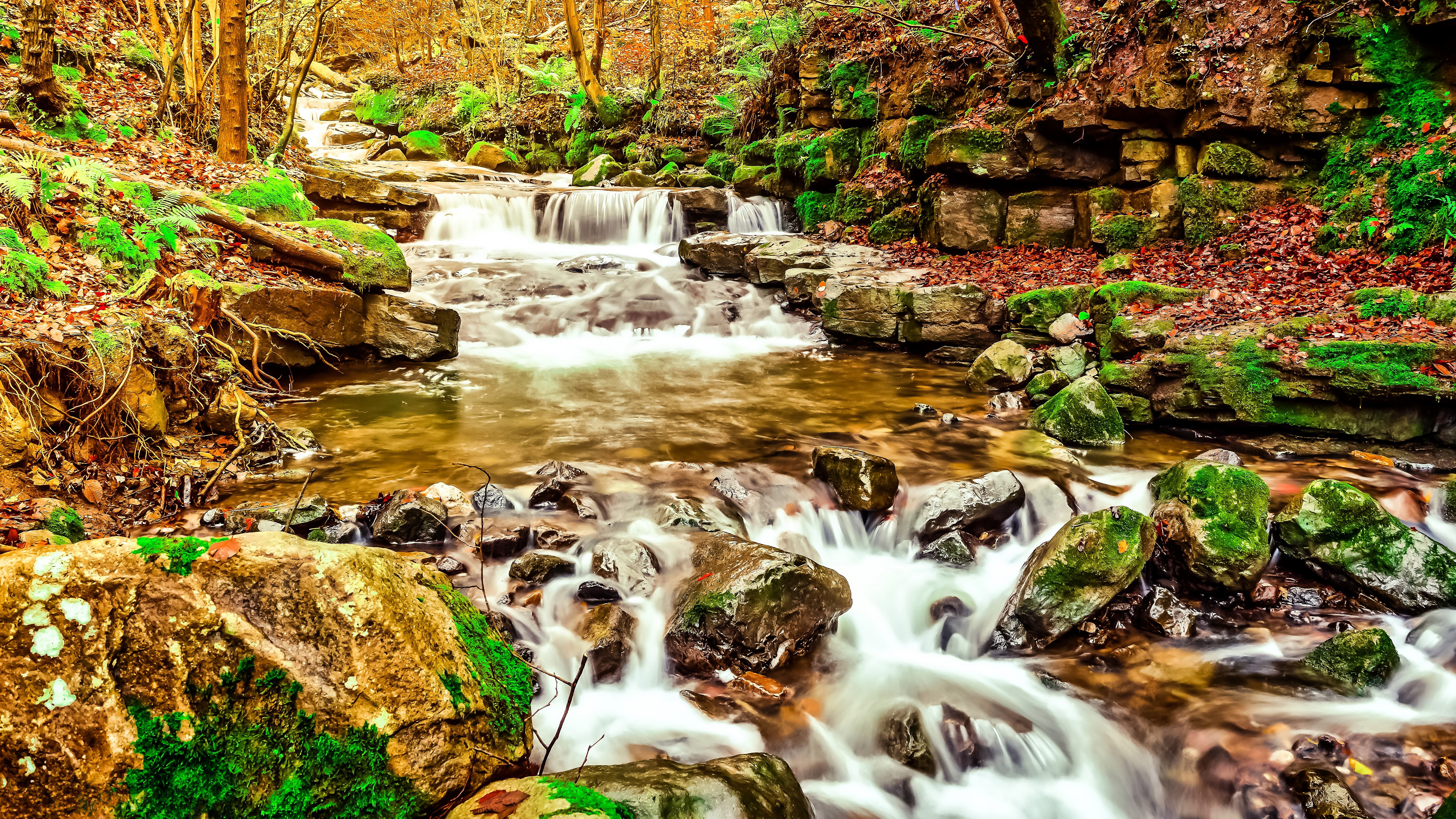 Baatara Gorge Waterfall Lebanon 8k - HD Wallpaper 