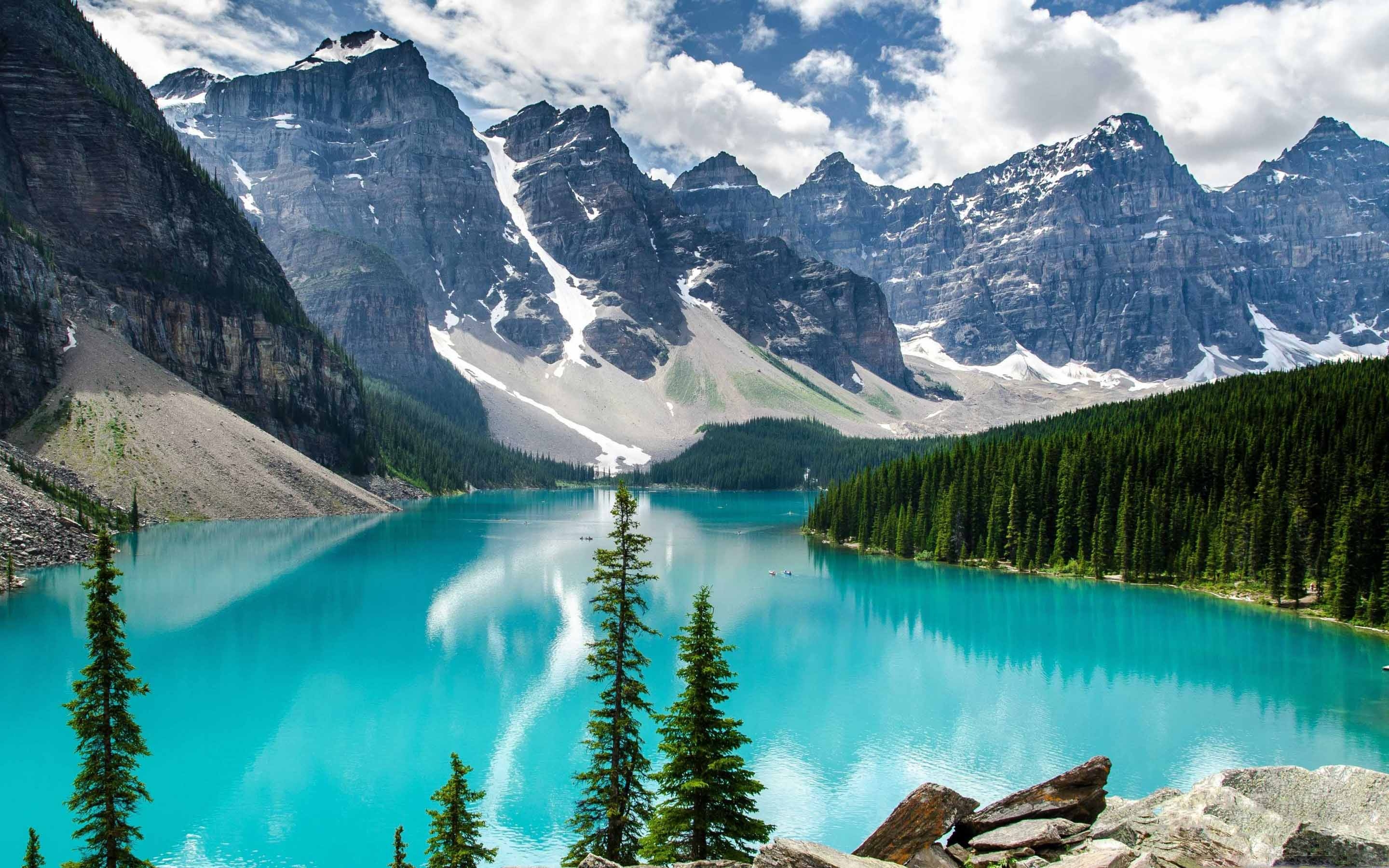 Moraine Lake - HD Wallpaper 