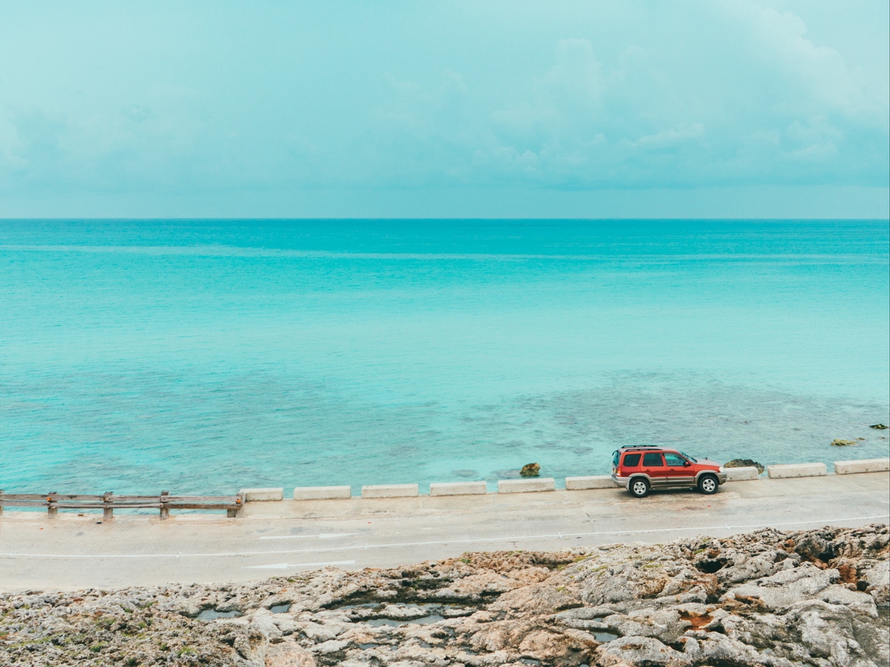 Wallpaper Ocean, Coast, Machine, Water, Horizon - 八 月 - HD Wallpaper 