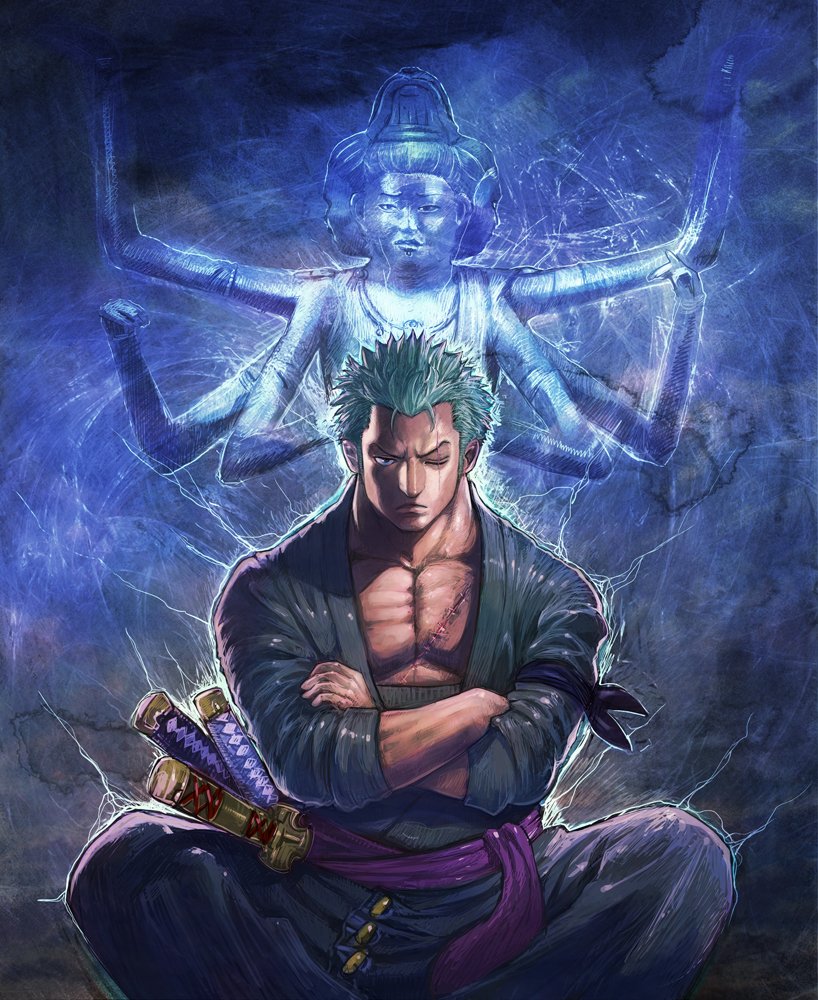 Zoro Wallpaper Hd - One Piece Zoro Ashura - HD Wallpaper 