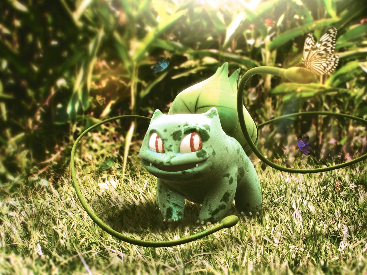 Pokemon Bulbasaur Real Life - HD Wallpaper 