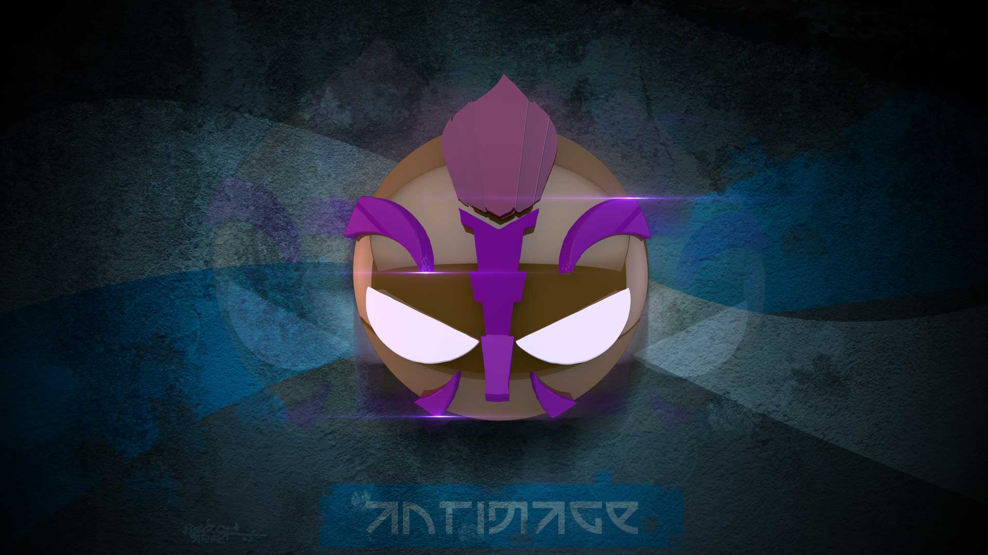 Anti Mage Hero Dota - Mage Dota Logo - HD Wallpaper 