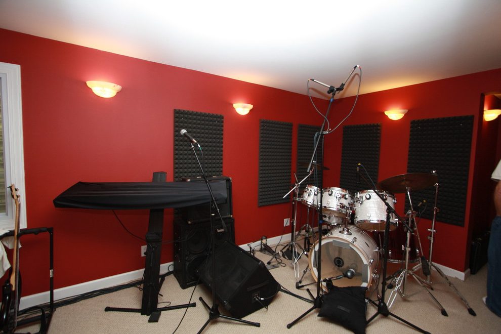 Anti-sound Transfer Home Recording Studio With Electricians - Drums - HD Wallpaper 