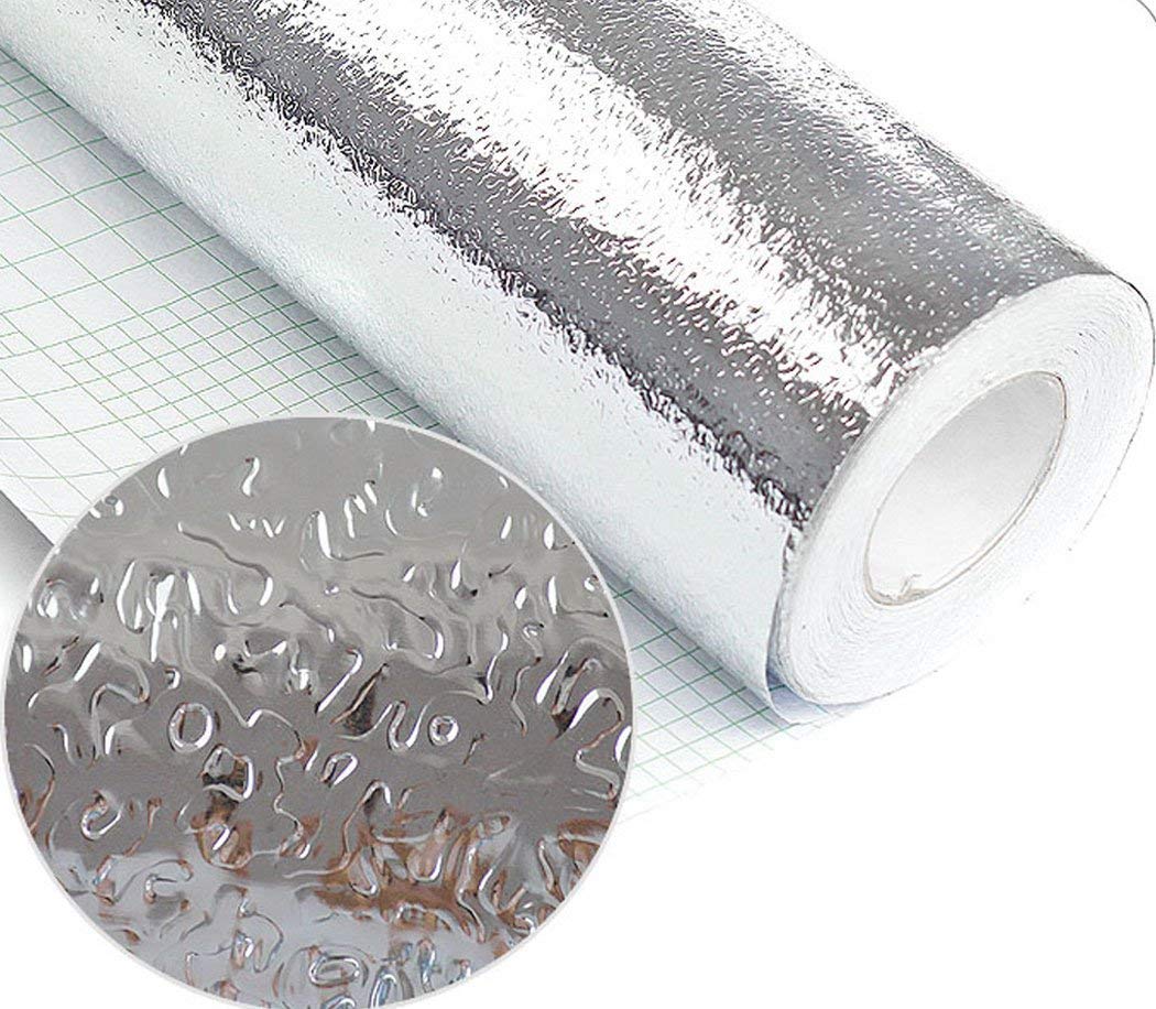 Kitchen Backsplash Sticker, Aluminum Foil Wallpaper - Sticker - HD Wallpaper 