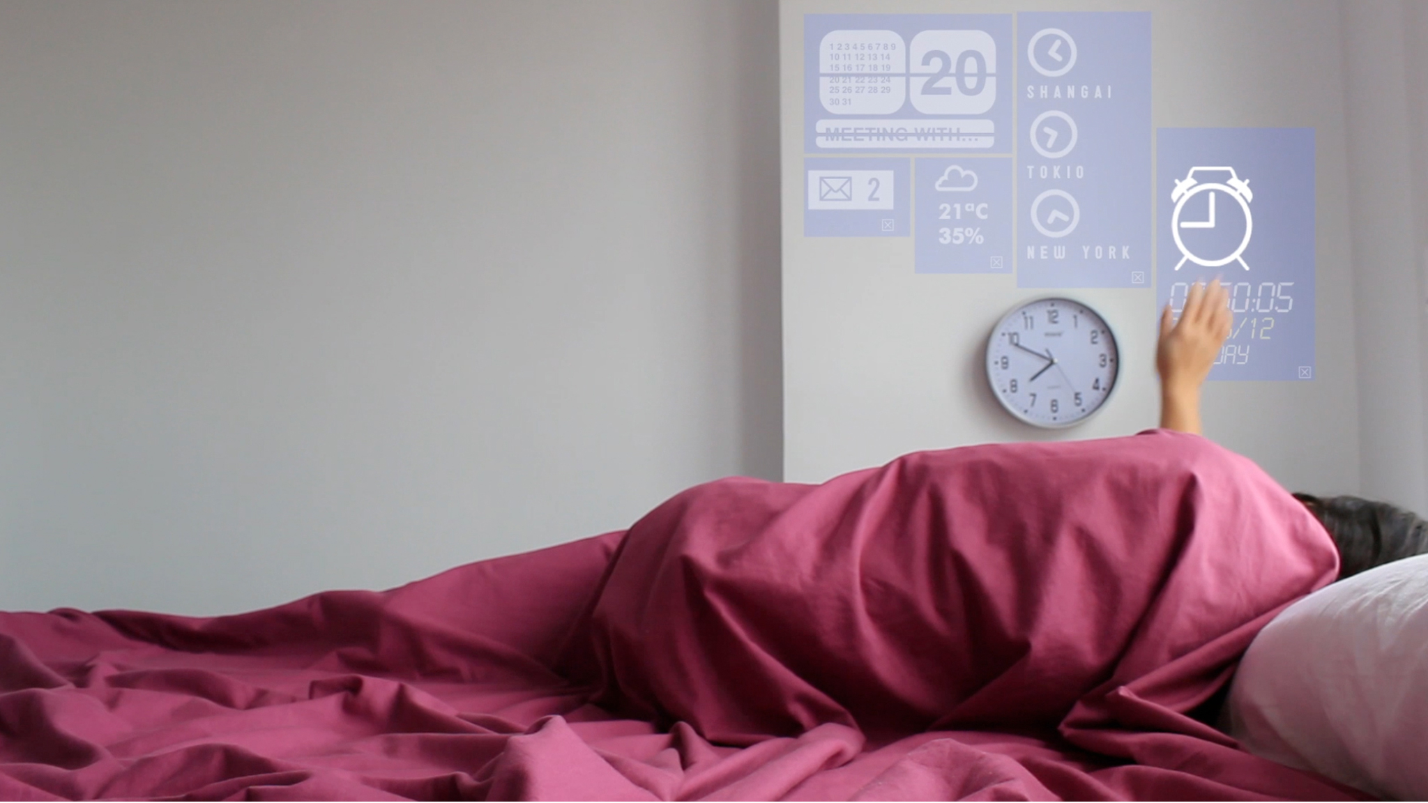 Smart Home Clock - HD Wallpaper 