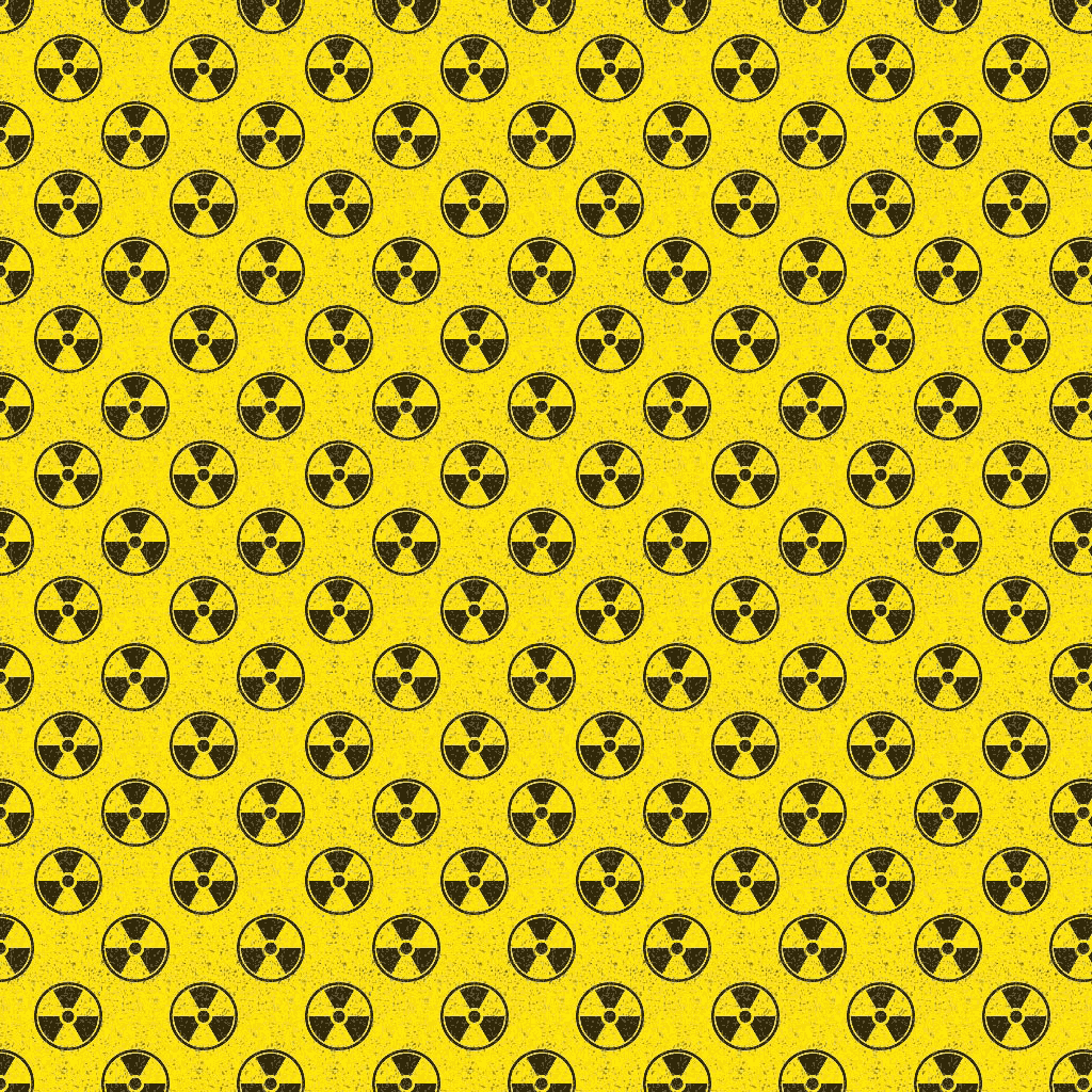 Nuclear Radiation Logo Pattern Wallpaper - Nuclear Logo Pattern - HD Wallpaper 