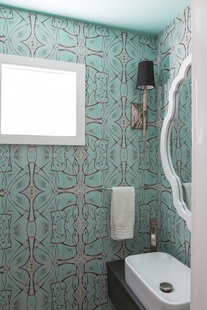New Orleans Vanity Room Ideas Powder Room Transitional - Bathroom Sink - HD Wallpaper 