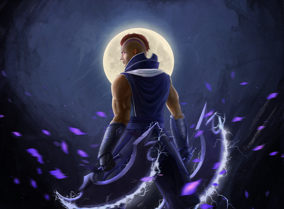 Dota 2 Anti Mage Hd - HD Wallpaper 