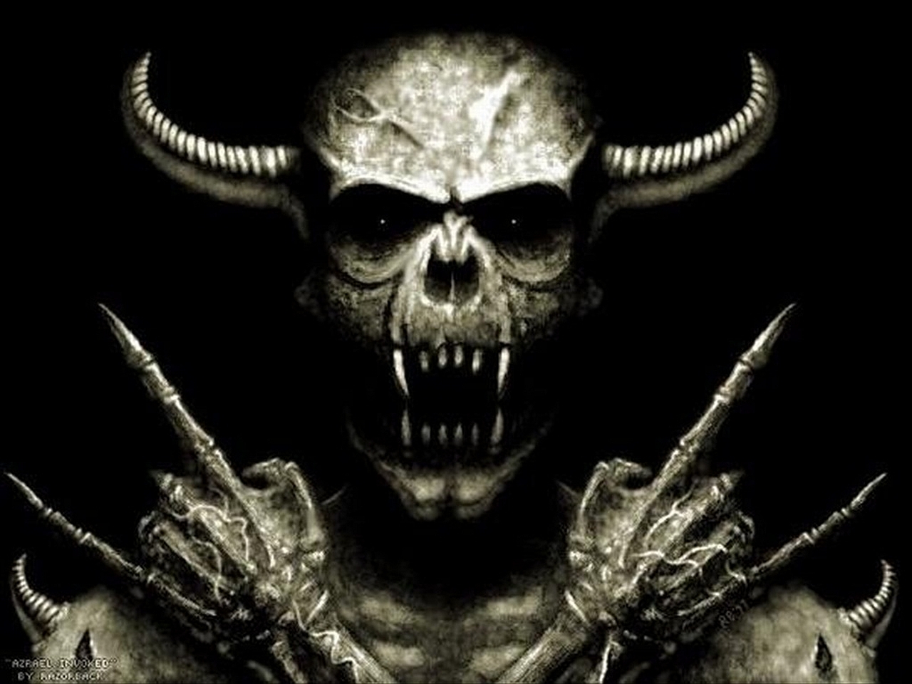 Evil Skull - 1280x960 Wallpaper 