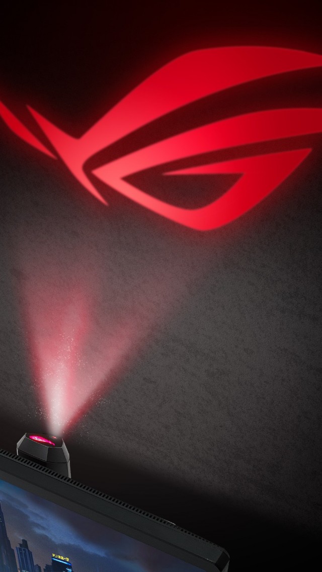 Asus Rog Light Signal, Ces 2019 - Rog Swift 4k Hdr Gaming Monitor Pg27uq - HD Wallpaper 