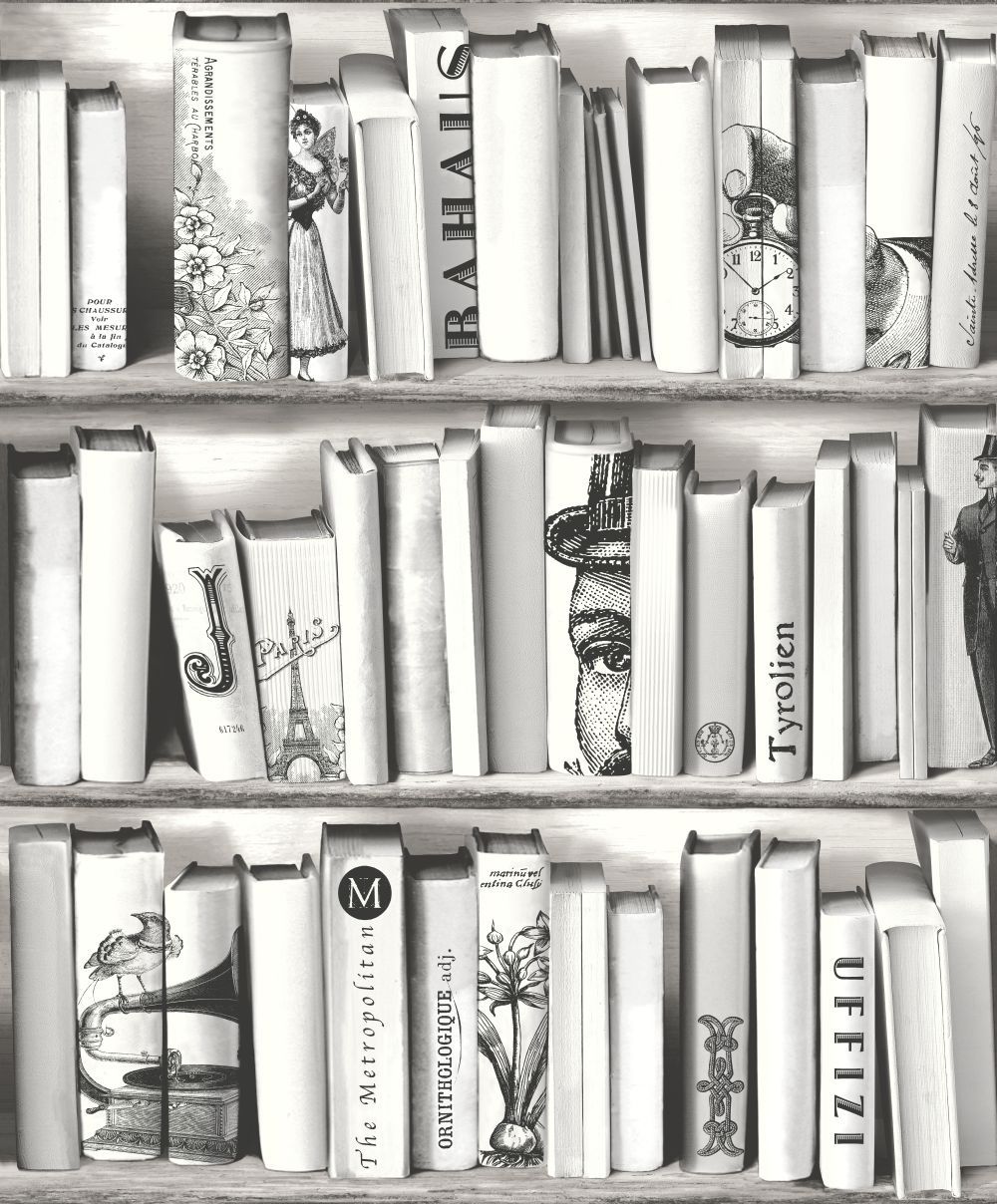Grey And White Books - HD Wallpaper 