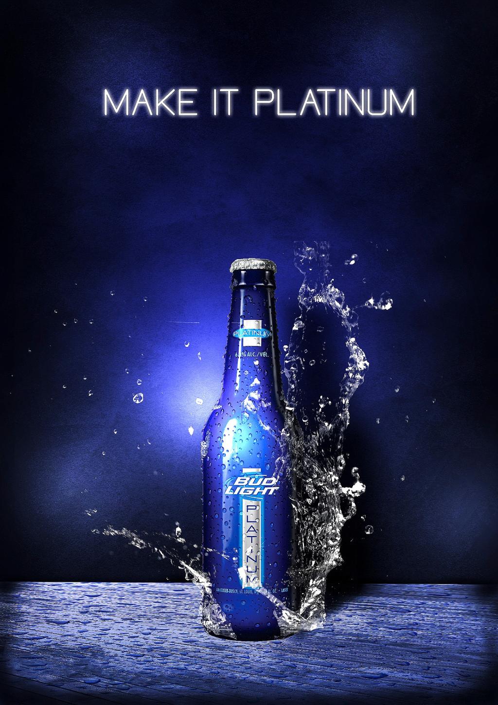 Bud Light Platinum Poster - HD Wallpaper 