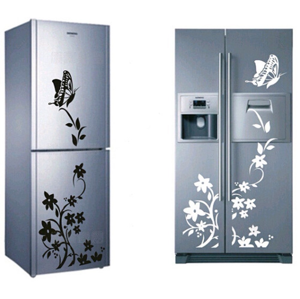 Refrigerator Sticker Pattern Wall Art Stickers Home - Single Door Fridge  Stickers - 1000x996 Wallpaper 