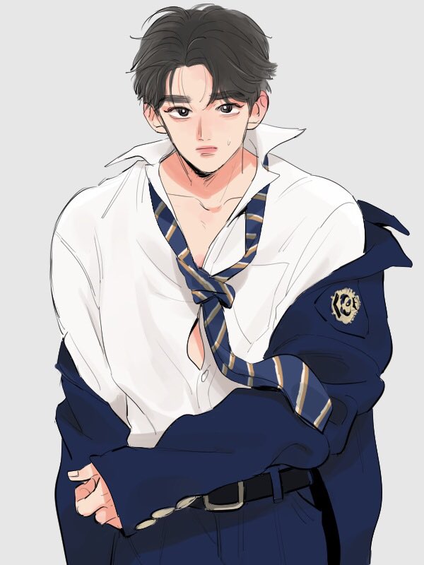 Anime, Anna Kdol, Jinyoung , Fanart, Twitter, K-pop, - Got7 Jinyoung Cartoon - HD Wallpaper 