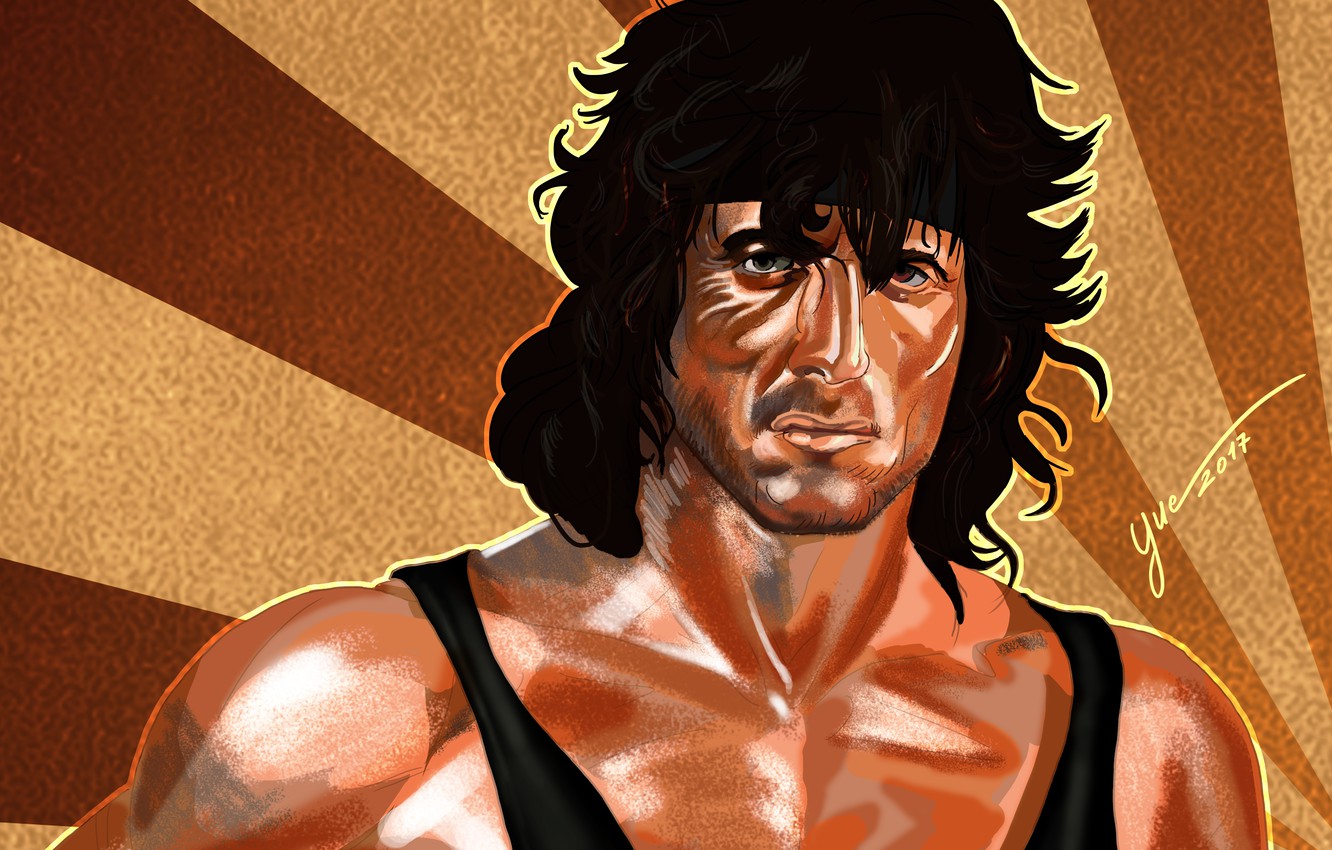 Photo Wallpaper Sylvester Stallone, Rambo, Rambo - Рэмбо Фото На Рабочий Стол - HD Wallpaper 