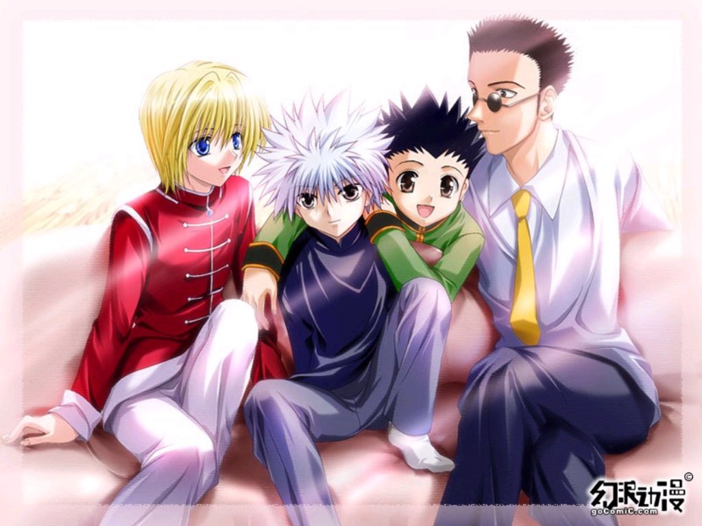 Anime Hunter X Hunter Characters Kurapica Leorio Gon - Hunter X Hunter Blingee - HD Wallpaper 