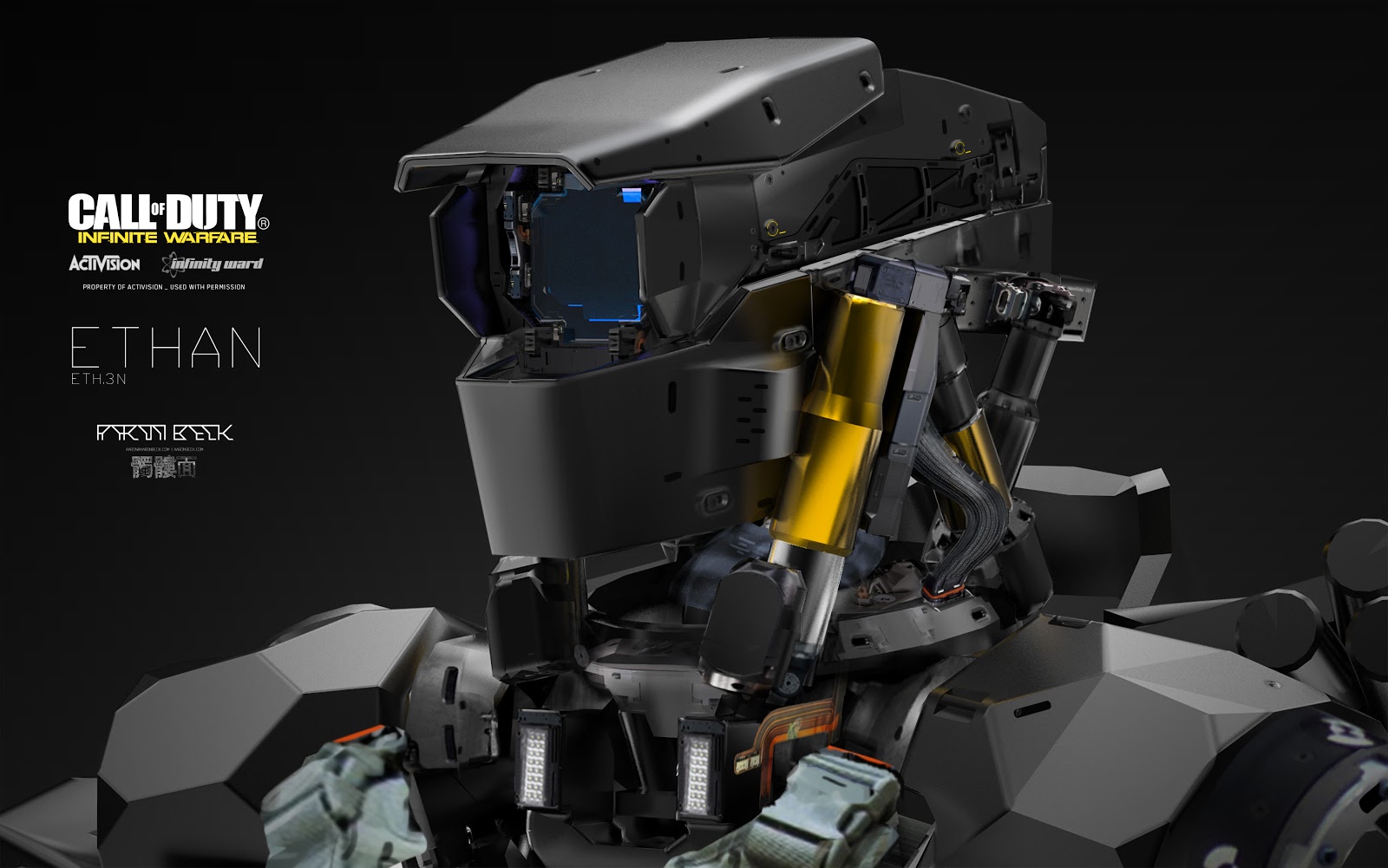 Call Of Duty Infinite Warfare Concept Art Aaron Beck - Cod Infinite Warfare Ethan - HD Wallpaper 