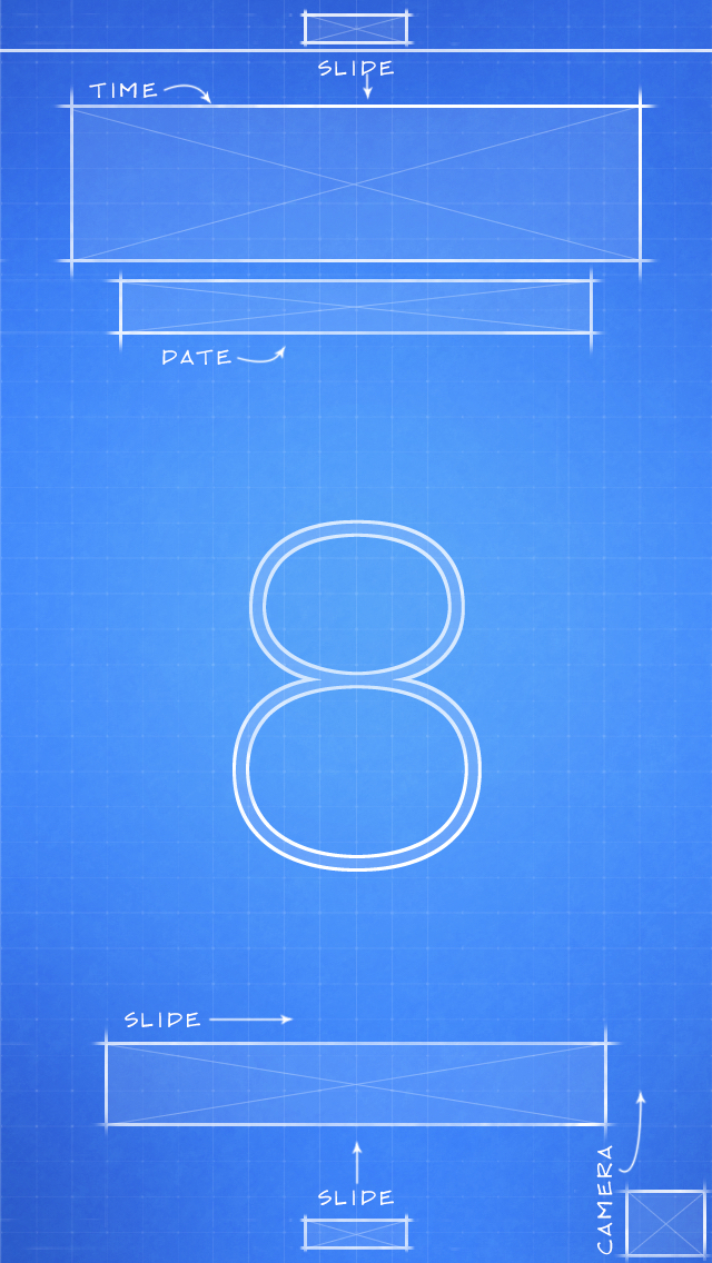 Ios 8 Blueprint Wallpapers 사진 - Iphone 8 Plus Blueprint Wallpaper - HD Wallpaper 