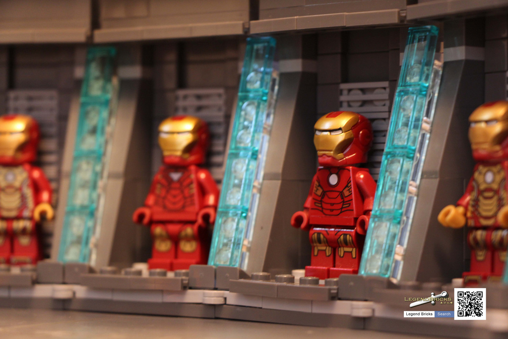 Jared Chan’s Iron Man - Iron Man Armor Room Lego - HD Wallpaper 