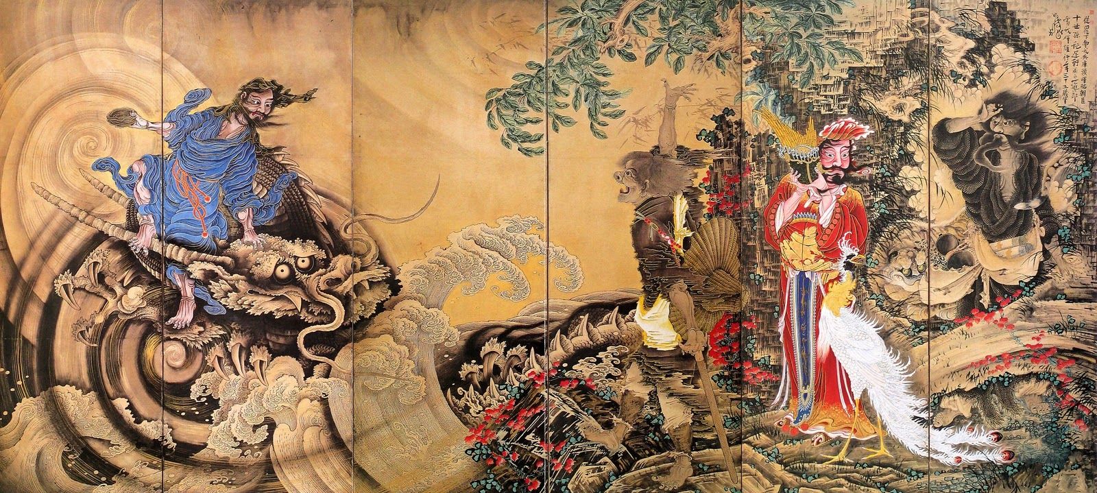 Soga Shohaku Immortals - HD Wallpaper 